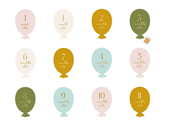Milestone Cards Ballonger