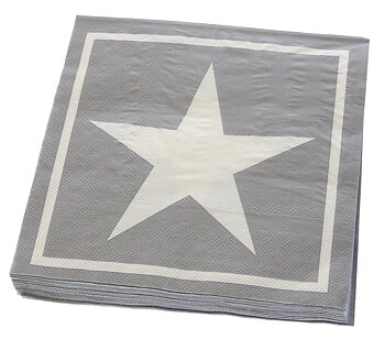 Servetter Star 20pc/pack 3 olika färger