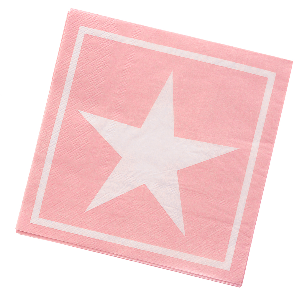 Servetter Star 20pc/pack 3 olika färger - 3