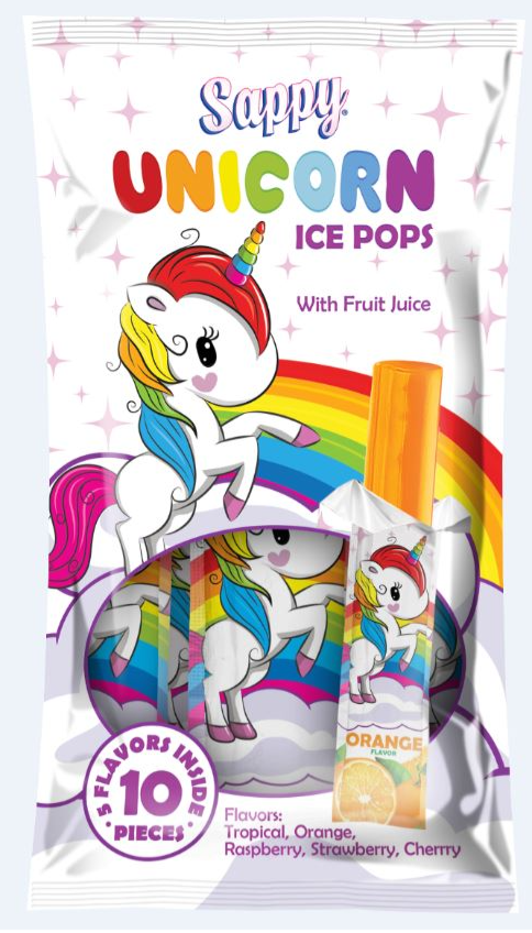 Isglass unicorn Frys själv