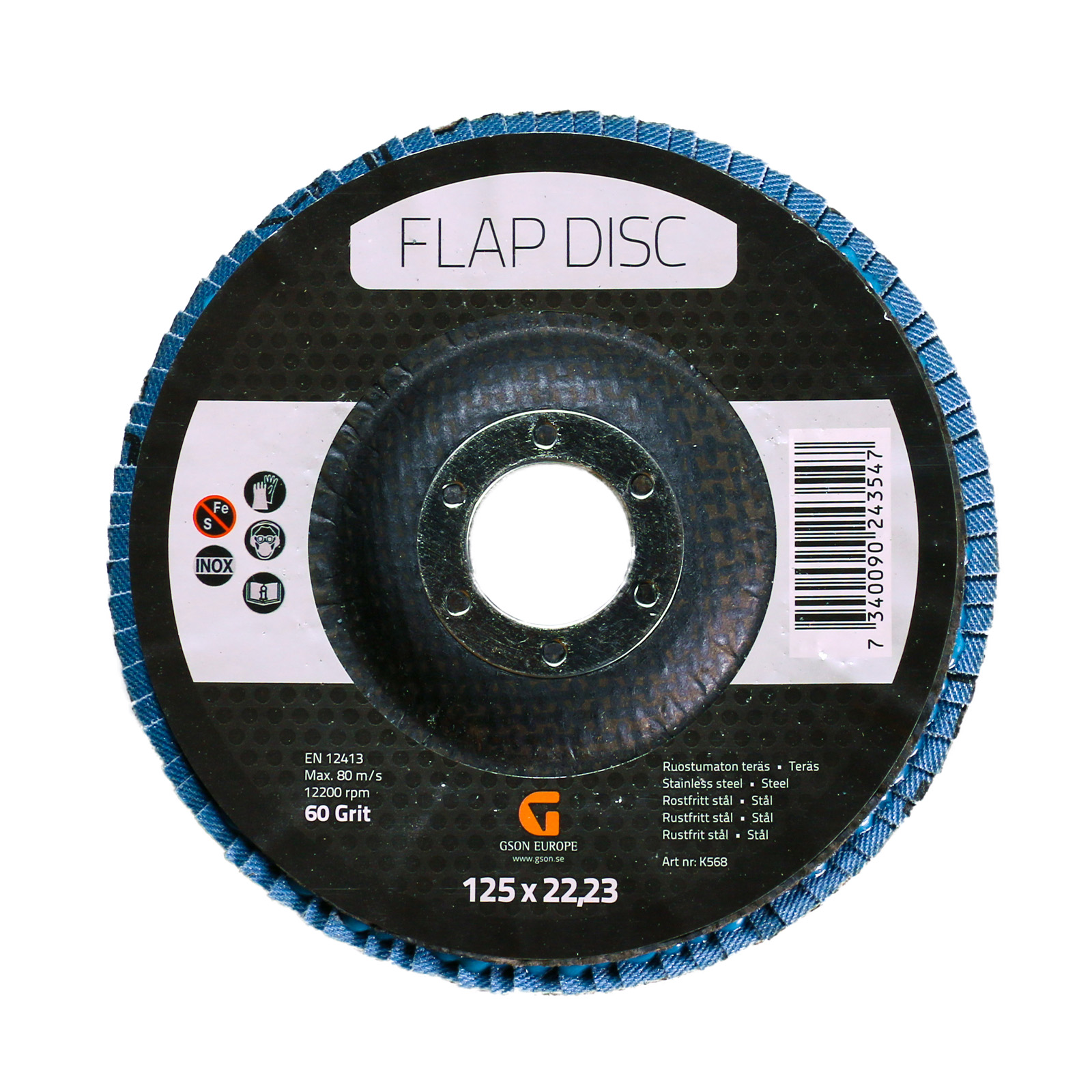 Flap Disc 125x22,23, mm, grit 60