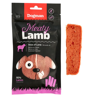 Dogman Hundgodis Meaty Slices of Lamb