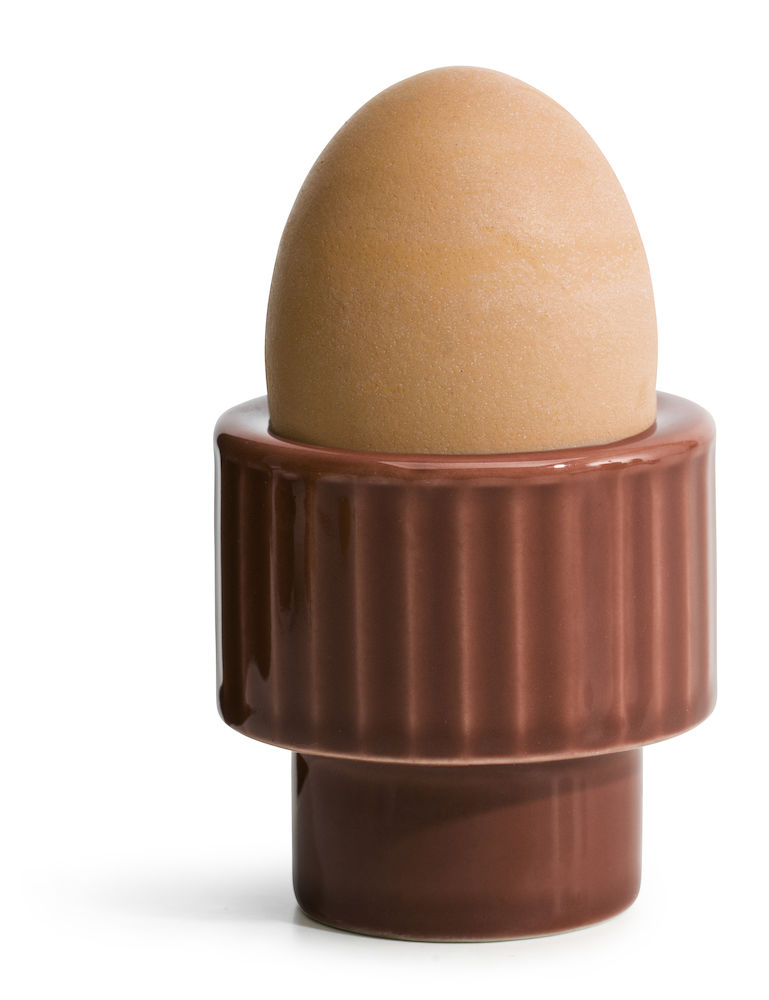 Coffee & More ljus/äggkopp, terrakotta