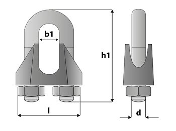 Vajerlås 11mm 4st DIN741
