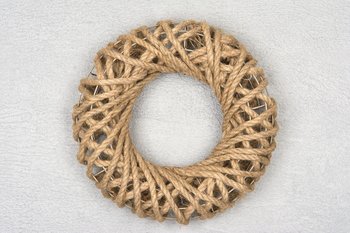 Krans Jute Natur 35cm