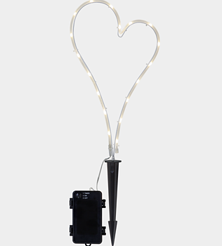 Led Gravljus Decorationsheart