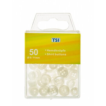 Vita Knappar 50-pack