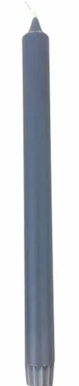 inicio Kronljus Blå 100%stearin 28cm