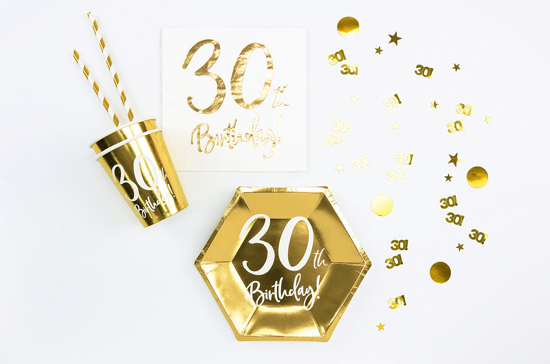 Metallisk konfetti, nummer 30, 15g - 2