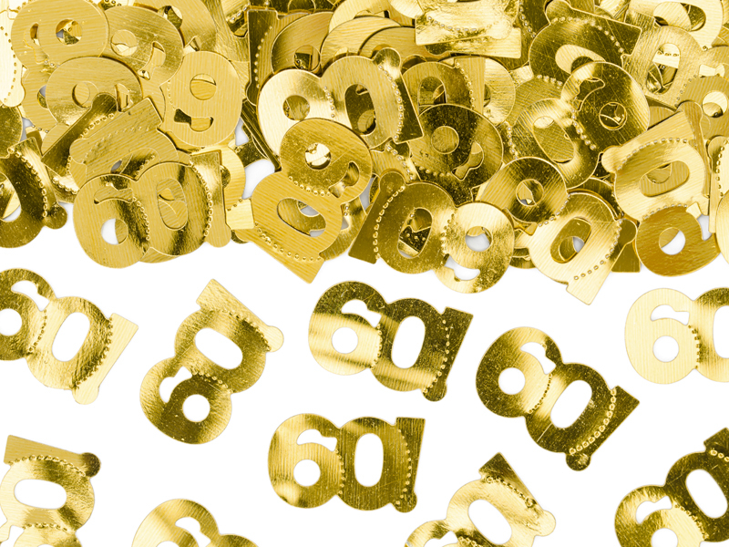 Metallisk konfetti, nummer 60, 15g