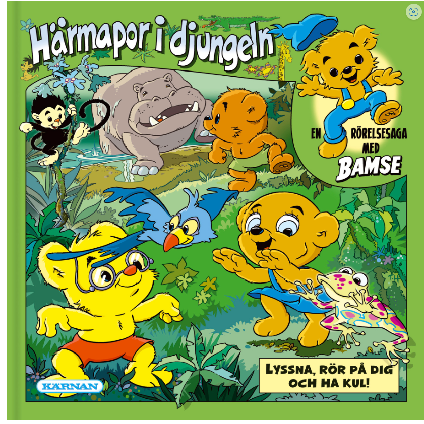 Rörelsesaga bamses djungeläventyr