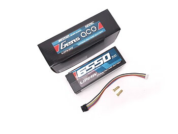 Gens ace battery lipo 4S HV 15.2V-120C-6550 (5mm) 139X48X50mm 590G