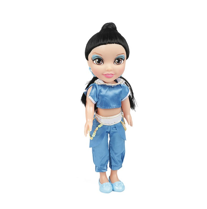 Docka blå kläder prinsessa - princess friends doll 30cm - 4