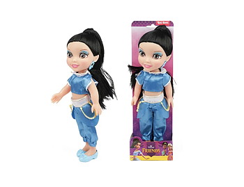 Docka blå kläder prinsessa - princess friends doll 30cm