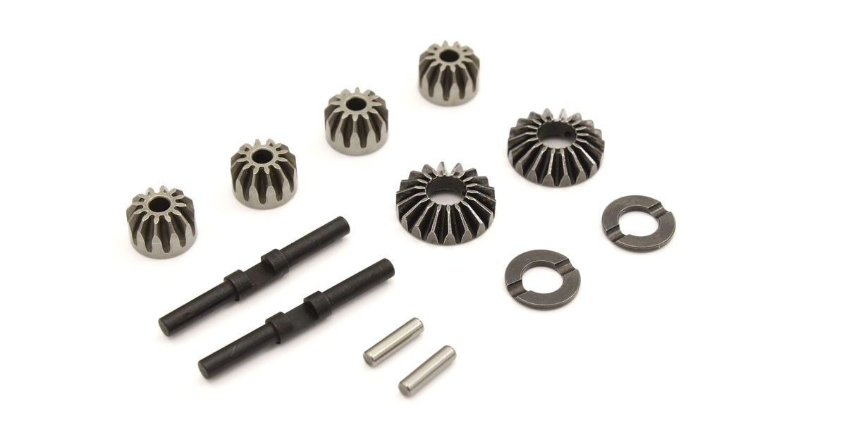 Differential steel bevel gear set (12T-18T CTR) INFERNO MP9-MP10
