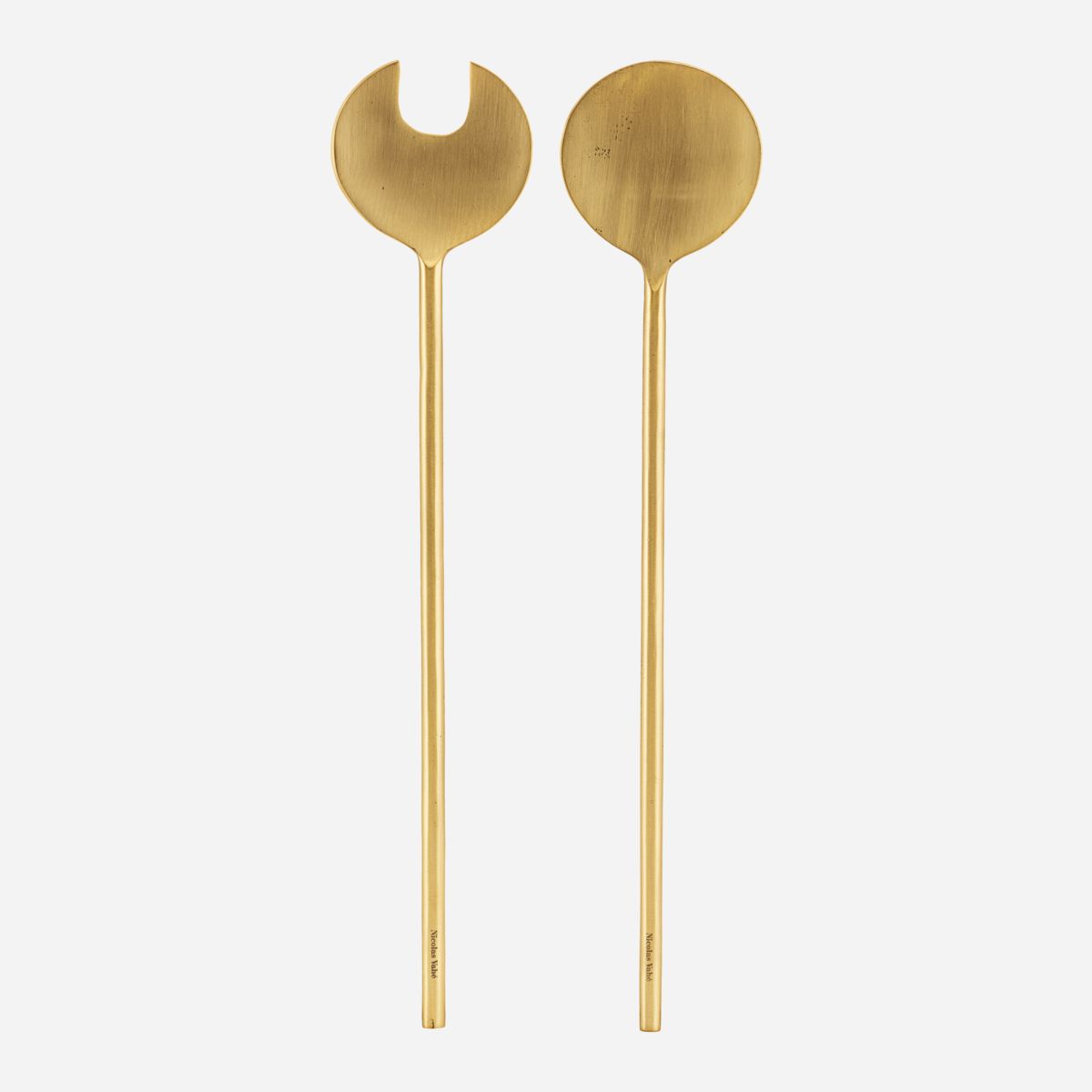 Salad servers, Brass Nicolas Vahe