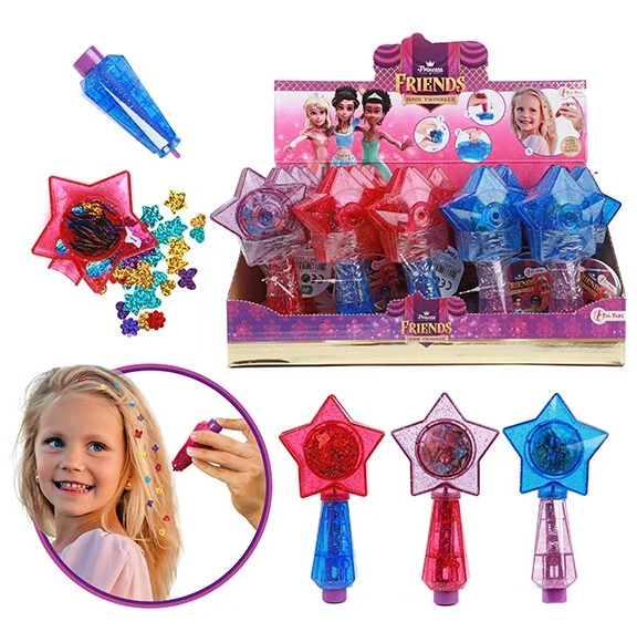 Paljetter till håret - Princess Friends