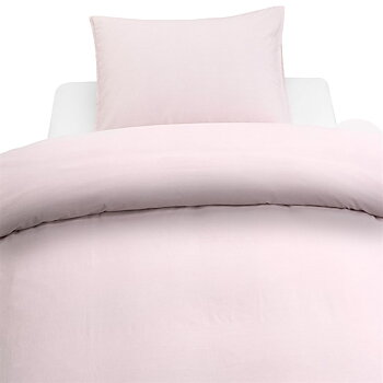 Washed 2-Dels Set Enfärgat Spjäl säng Rosa