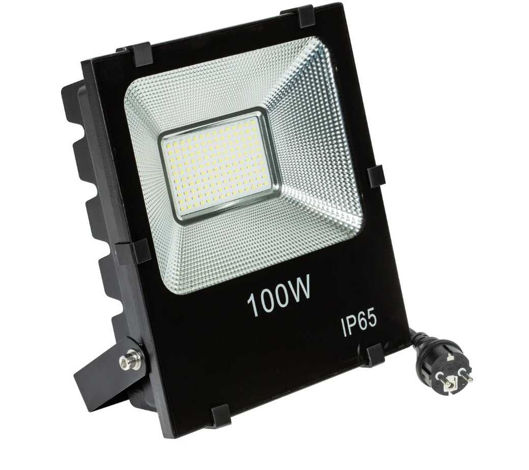 LED strålkastare 9500LM 100W/230V 2,5m kabel