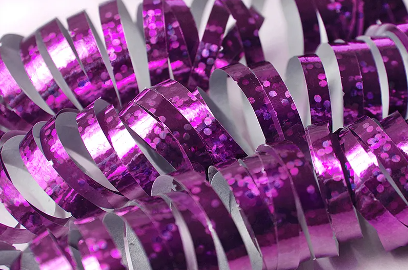 Holographic serpentin lila - 2