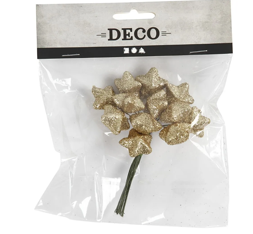 Stjärnor Guld 12-pack - 3