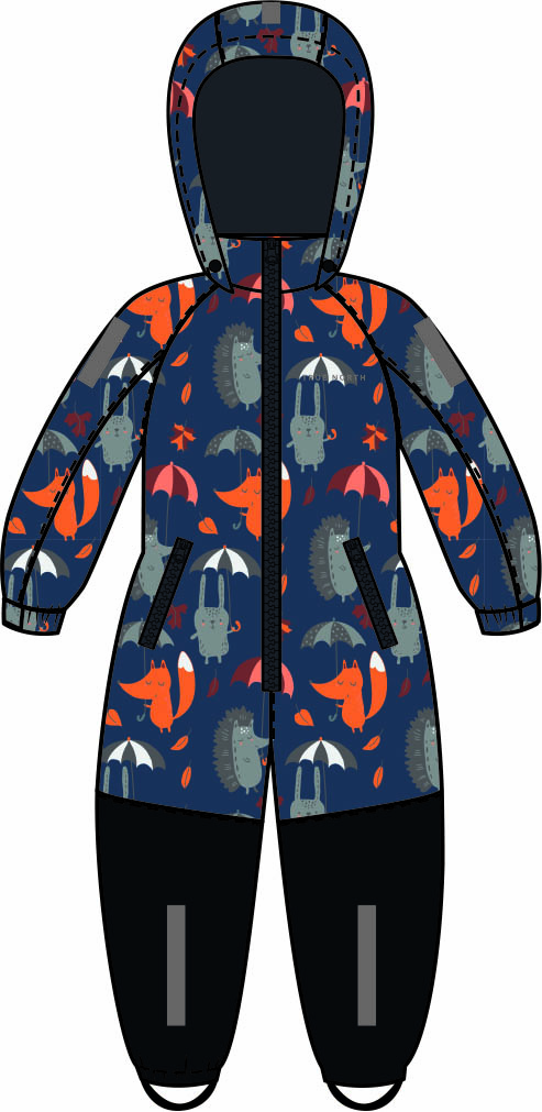 Overall DK-blue comb