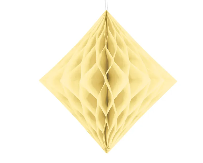 Honeycomb Diamant, grädde, 30cm