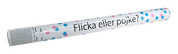 Konfettipopper blå eller rosa