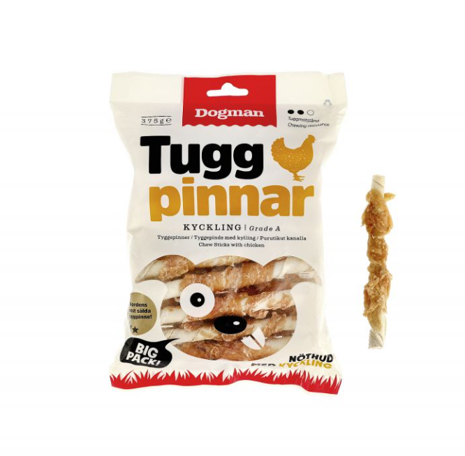 Tuggpinnar med kyckling 375g - 2