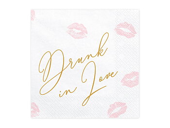 Servetter Drunk in love , 33x33cm