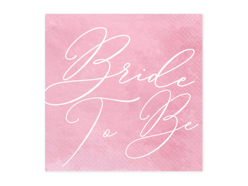 Servetter  Bride to be , 33x33cm