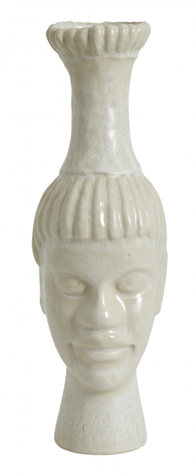 KIMITO face vase, white