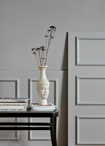 KIMITO face vase, white - 2