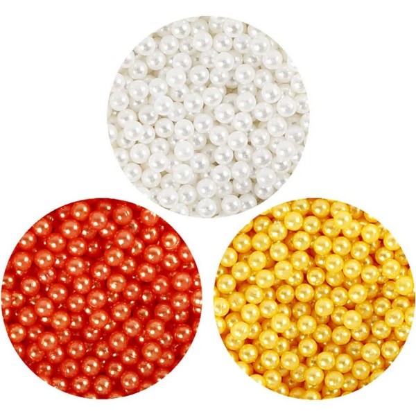 Pearl Clay® Orange/vit/gul 3x25+38g - 3