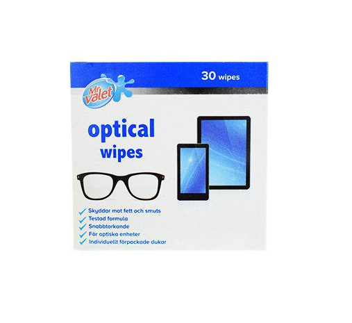 Wipes optical 30st