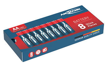 Batteri AA/LR6 1,5v 8-pack