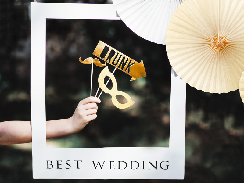 Selfie photo frame kit - Best Wedding - 2