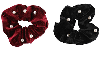 Scrunchies Sammet 2 -pack