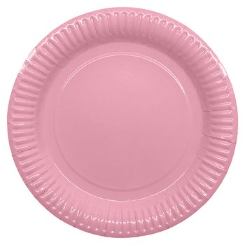 PARTY PAPER PLATE 23,5 CM PINK 8-P