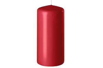 Blockljus Mörkröd H15/6cm