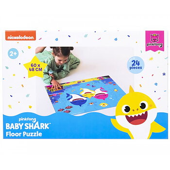 Pinkfong Baby Shark Golv Pussel  48x60cm