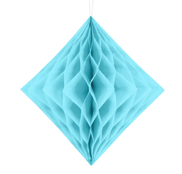 Honeycomb Diamant, ljus himmelsblå, 30cm