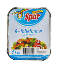 Folieformar 4,5 dl 8st