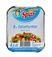 Folieformar 4,5 dl 8st