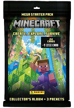 Minecraft 3 (Create, Explore, Survive), Startpaket Samlarkort