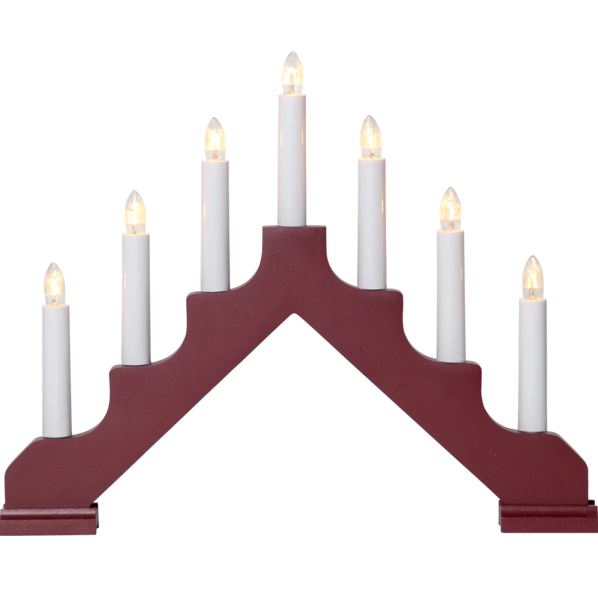 Ljusstake Ada röd