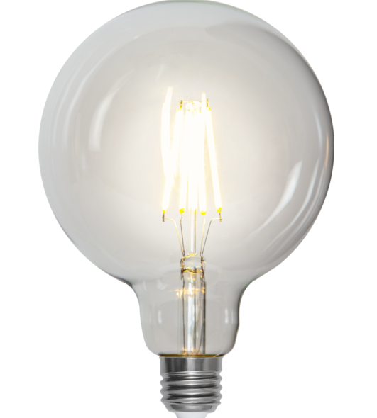Led-lampa  E27  G125 Clear