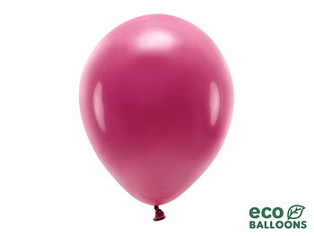 Eco Ballonger 30cm pastell, djupröd