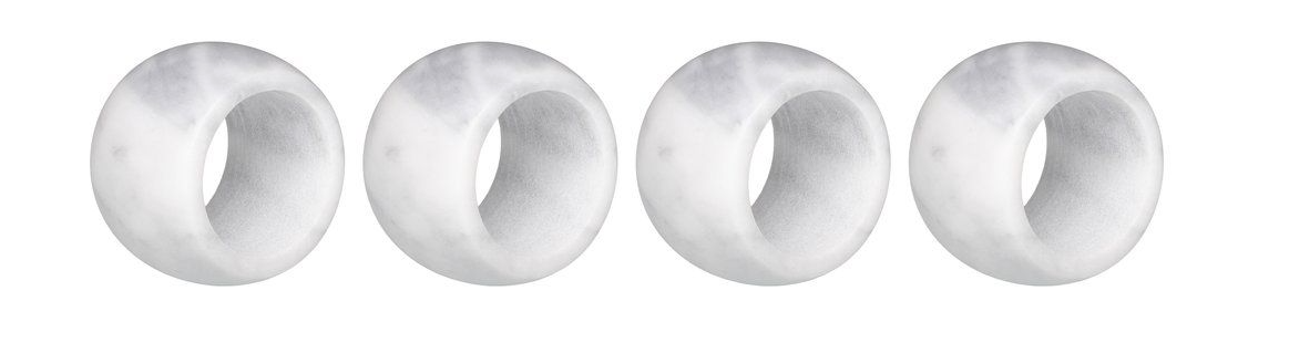 Servettring, marmor 4 -pack