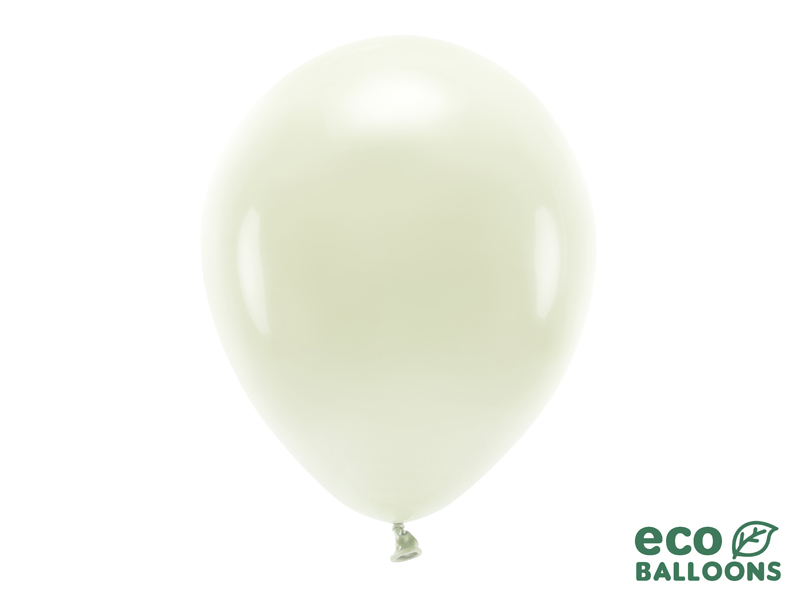 Eco Ballonger 30cm pastell, grädde